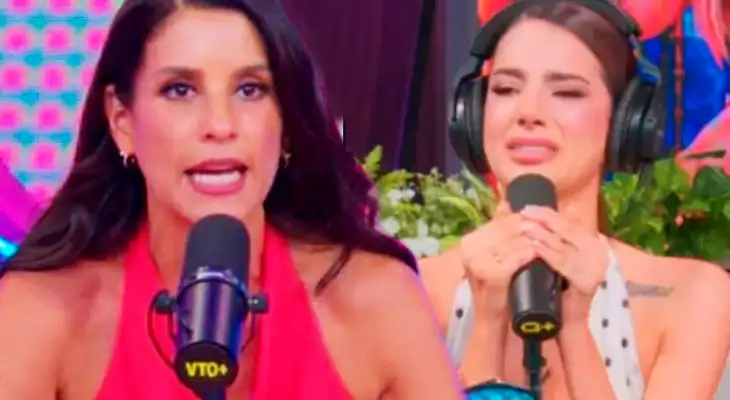 Suheyn Cipriani se mostró conmovida al anunciar su salida de podcast. Suheyn Cipriani se mostró conmovida al anunciar su salida de podcast.